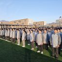 聚夢國旗下，為明少年行！青島為明學(xué)校中小學(xué)部舉行新學(xué)期主題升旗儀式