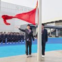 青島為明學(xué)校中小學(xué)部舉行“守護(hù)藍(lán)色星球 共建綠色家園”、“悅享春光 安全無憂”主題升旗儀式