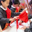 紅領(lǐng)巾愛祖國·爭做新時代好隊員||青島為明學(xué)校小學(xué)部舉行2025年入隊知識考核闖關(guān)活動